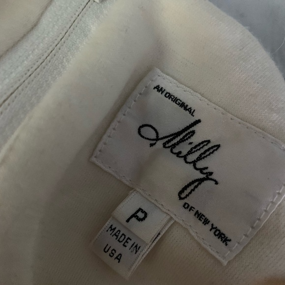 MILLY SIZE SMALL CREAM DRESS - Picture 2 of 3